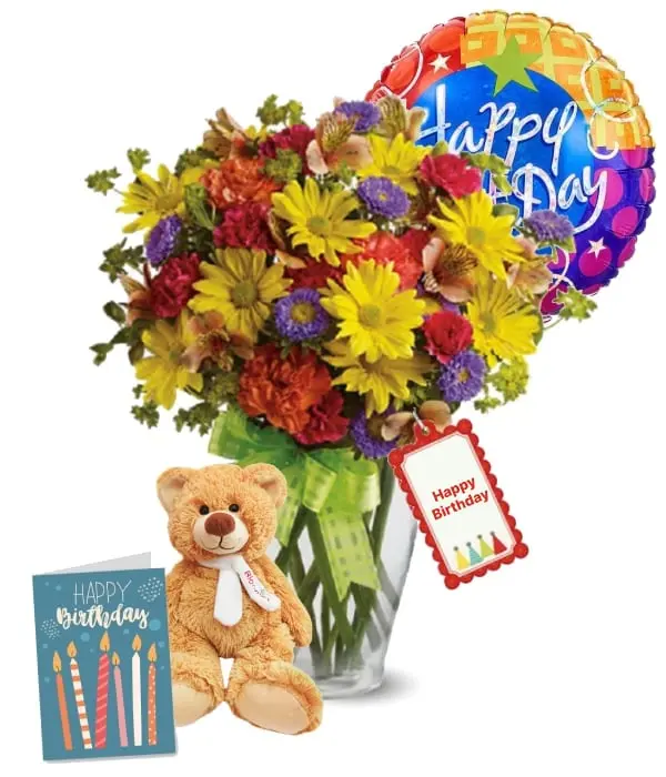 Flowers And Balloons